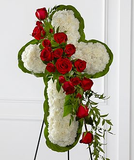 The FTD® Floral Cross Easel