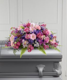 The FTD® Glorious Garden™ Casket Spray
