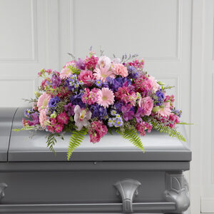 The FTD® Glorious Garden™ Casket Spray