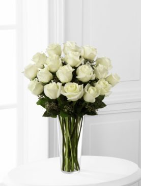 The FTD® White Rose Bouquet