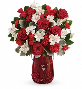 Teleflora's Red Haute Bouquet