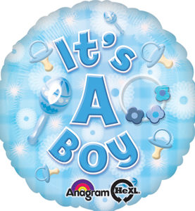 New Baby Boy Balloon