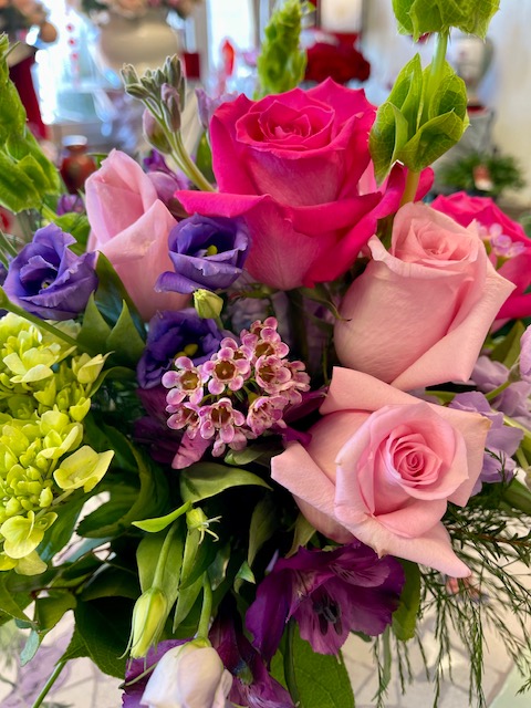 Purple paradise arrangement purple paradise fresh cut flowers